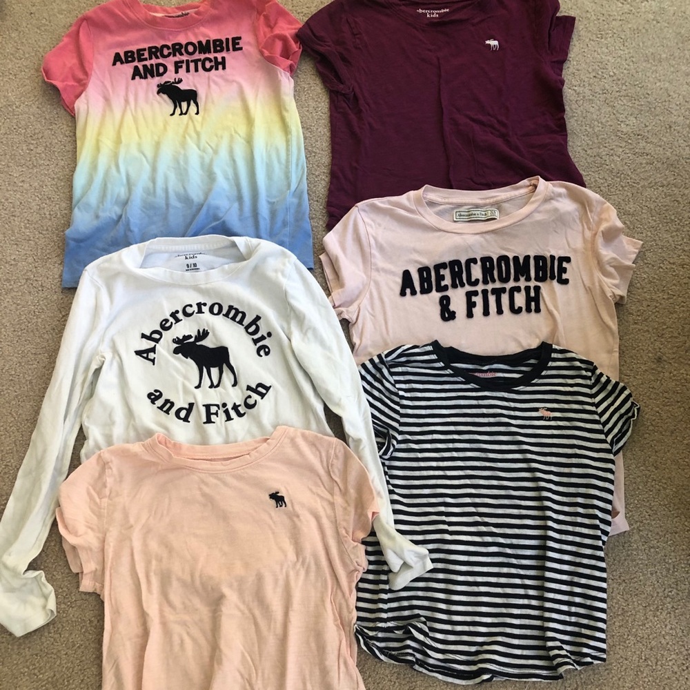 6 Abercrombie kids shirts!